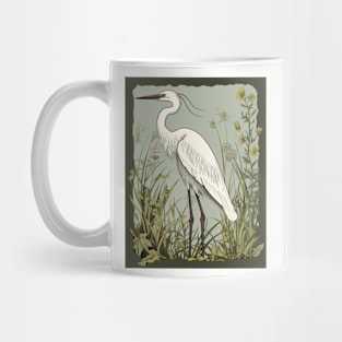 Great White Heron Nature Mug